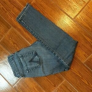 Taylor Delia's Straight Leg Jeans 3/4P Measures 24 inseam
